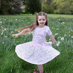 Pink Bunnies Organic Dress