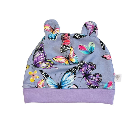 Butterfly Organic Baby Hat (with Ears)