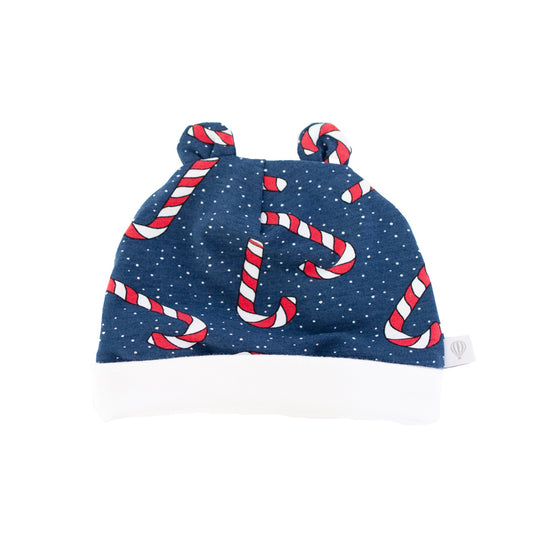 Candy Cane Baby Hat (with Ears)