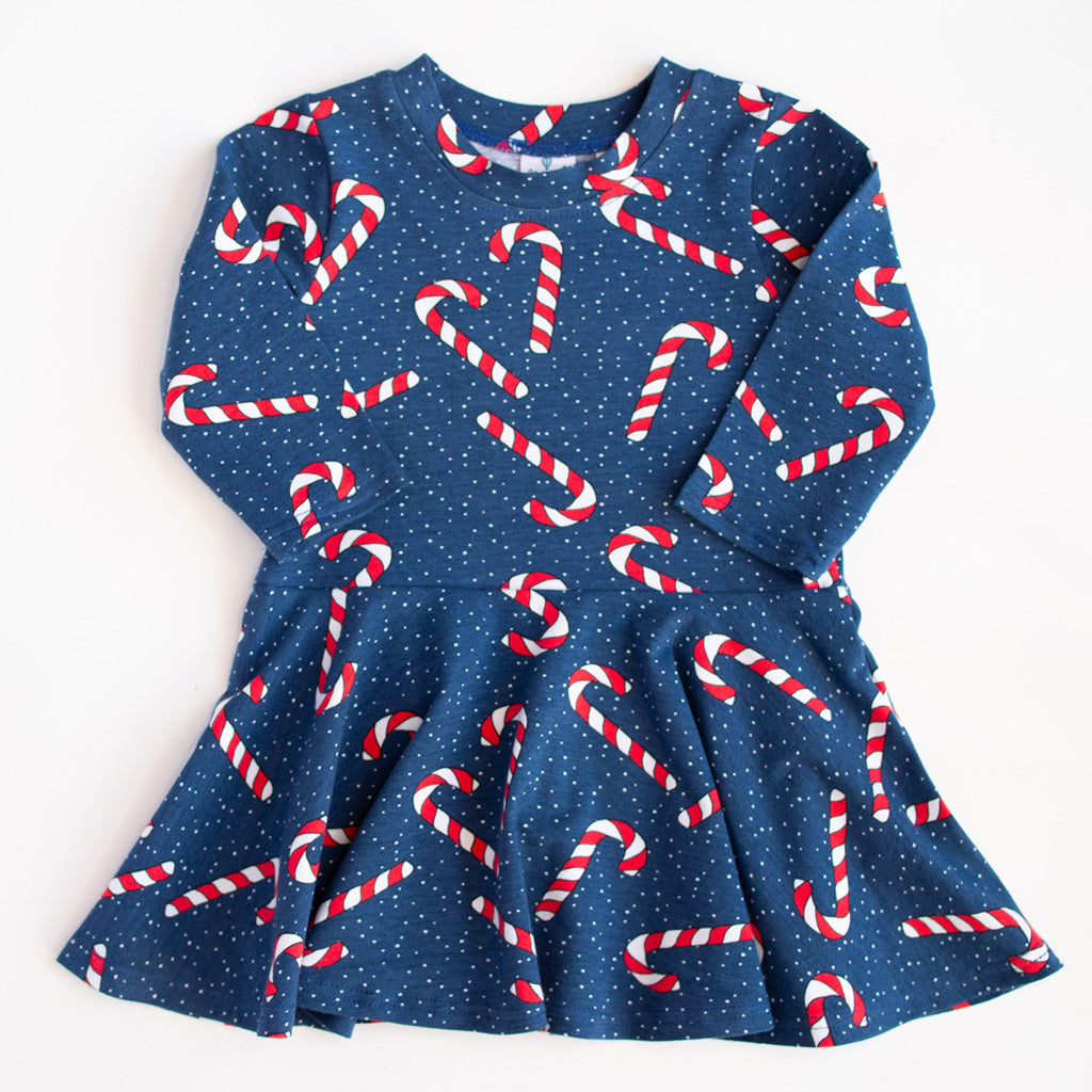 Candy Cane Organic Dress