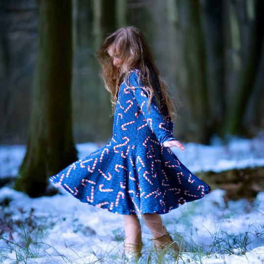 Candy Cane Organic Dress