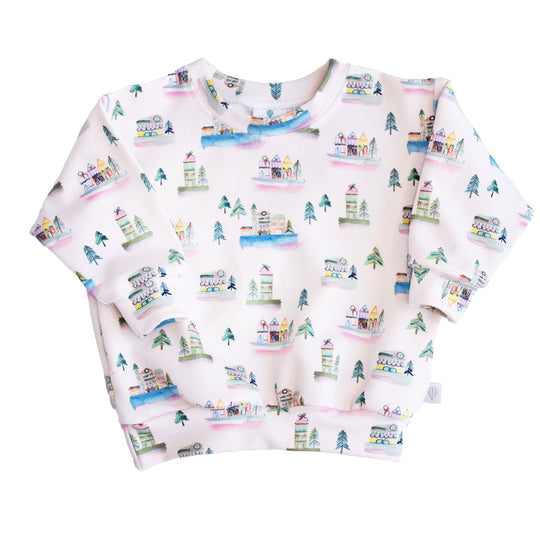 Christmas Village Organic Sweater
