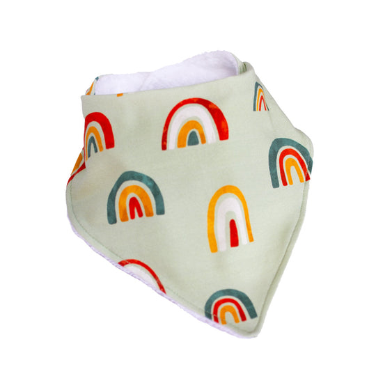 Green Rainbow Bib