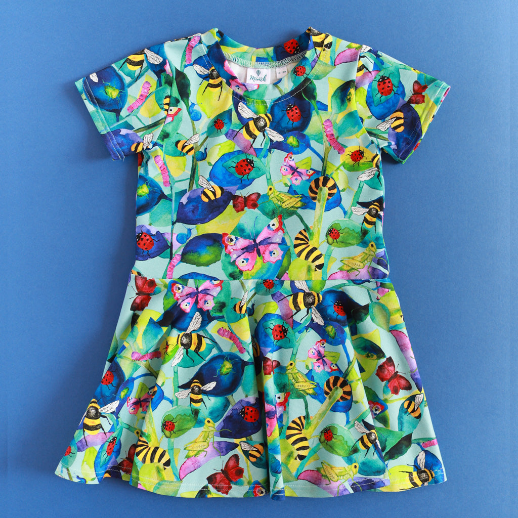 Mini Beasts Organic Dress