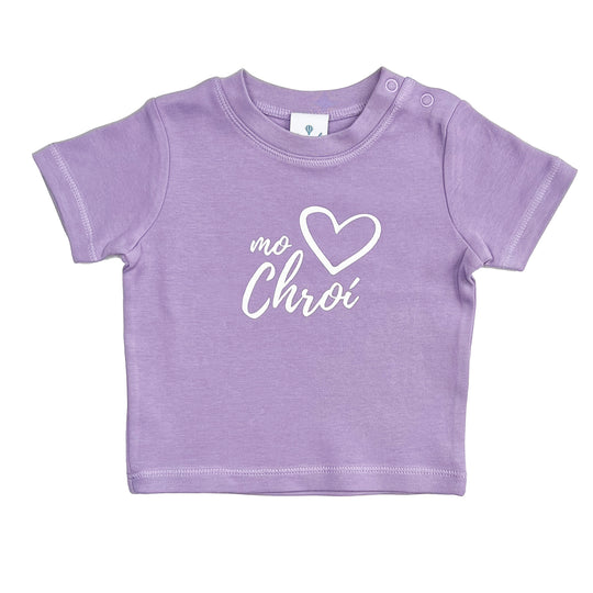 Mo Chroí (White on Purple)