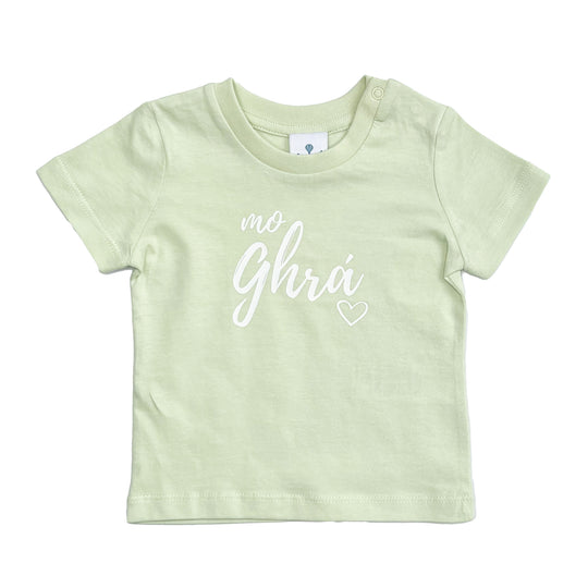 Mo Ghrá (White on Stem Green)