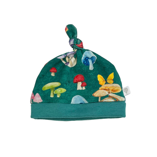 Mushroom Knotted Baby Hat