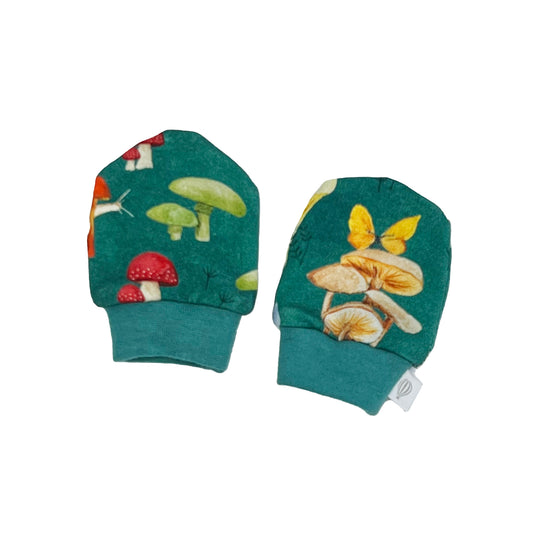 Mushroom Baby Mittens
