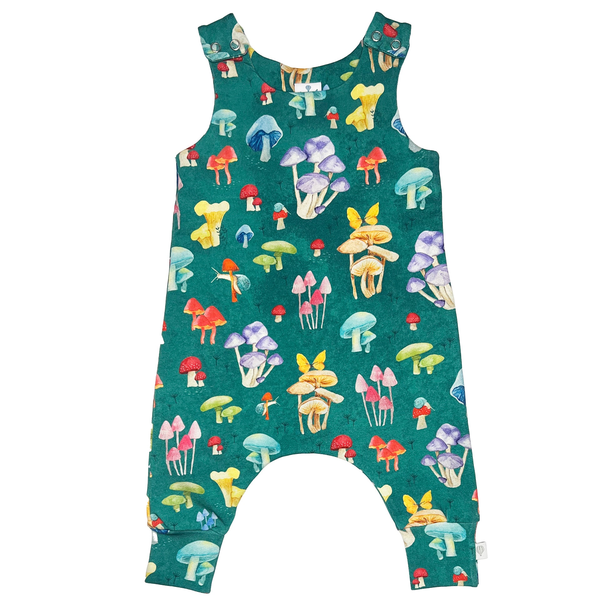 Mushrooms Organic Dungarees