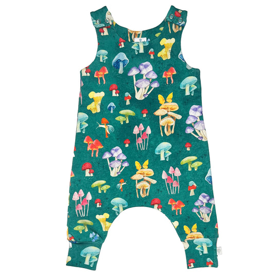 Mushrooms Organic Dungarees