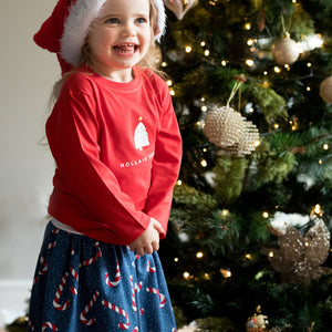 Candy Cane Organic Skirt