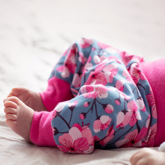 Blossoms (Purple) Organic Leggings