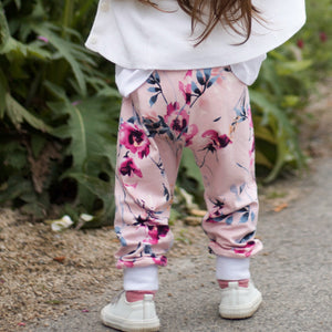 Floral Pink Organic Leggings