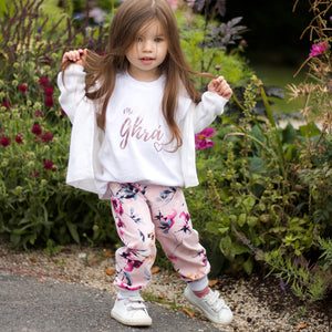 Floral Pink Organic Leggings