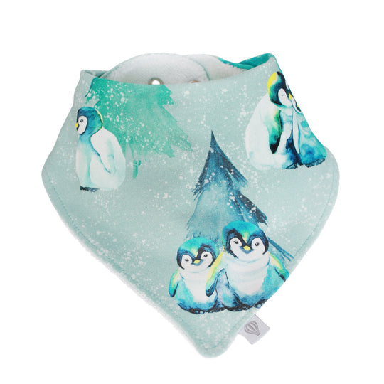 Penguins Organic Baby Bib