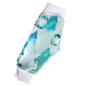 Penguin Organic Baby & Toddler Leggings (White Cuff)