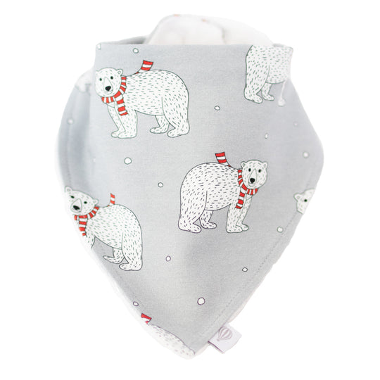 Polar Bear Christmas Bib