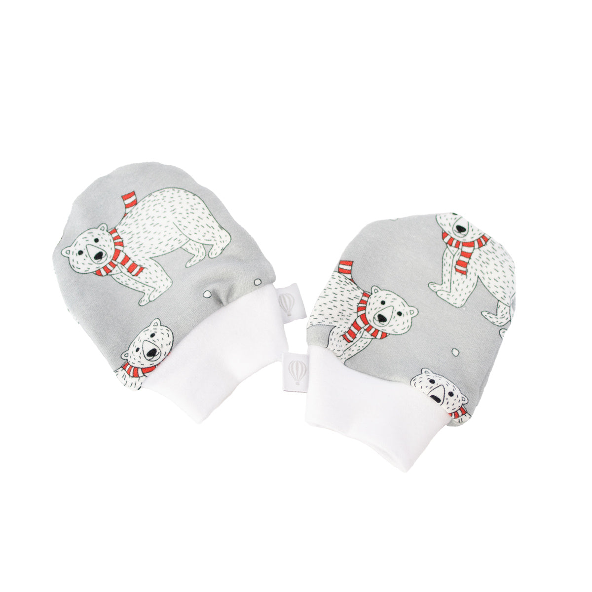 Polar Bear Baby Mittens