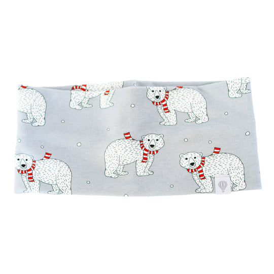 Polar Bears in Scarves Snood
