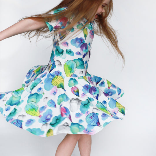 Hot Air Balloon Organic Dress