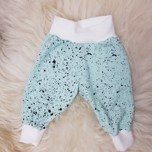 Mint Splash Organic Leggings (Newborn)
