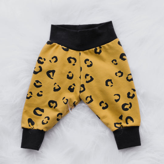 Yellow Leopard Organic Leggings