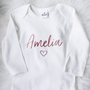 Personalised Name - Rose Gold Glitter