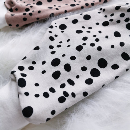Light Grey Spots Organic Leggings