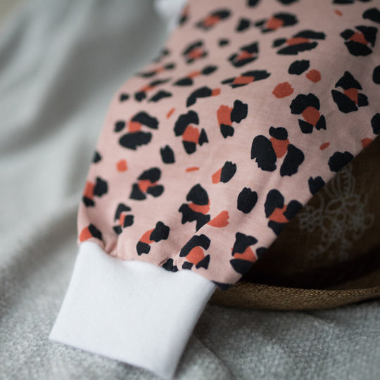 Pink Leopard Spot Organic Leggings