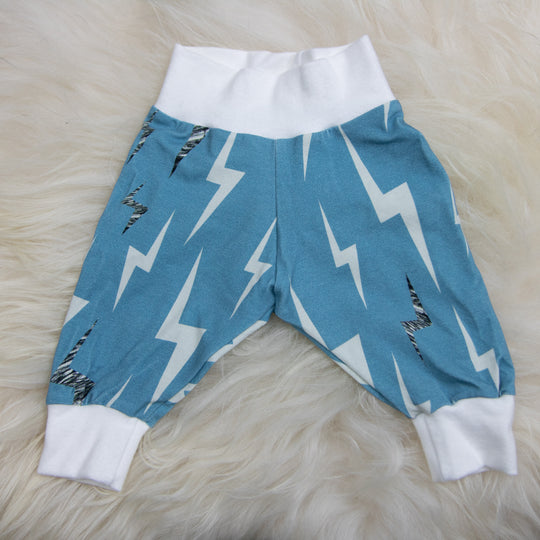Lightning Bolt Organic Leggings (Blue)