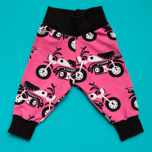Motorbikes (Pink) Organic Leggings