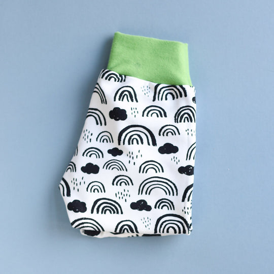 Rainbows Organic Leggings (Green)