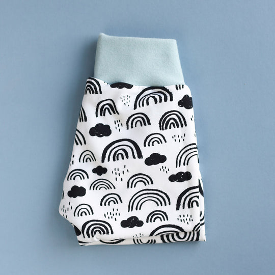 Rainbows Organic Leggings (Light Blue)