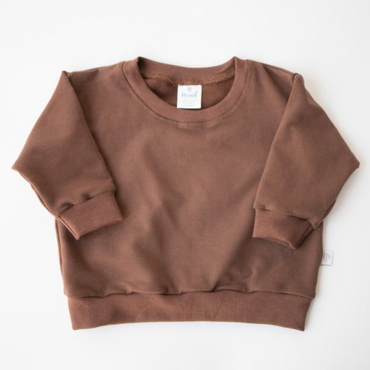 Chocolate Brown Organic Sweater