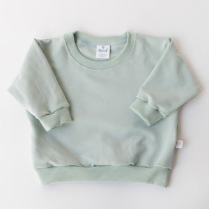 Light Aqua Organic Sweater