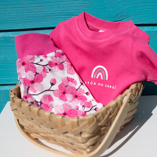 Blossoms (White) Organic Leggings