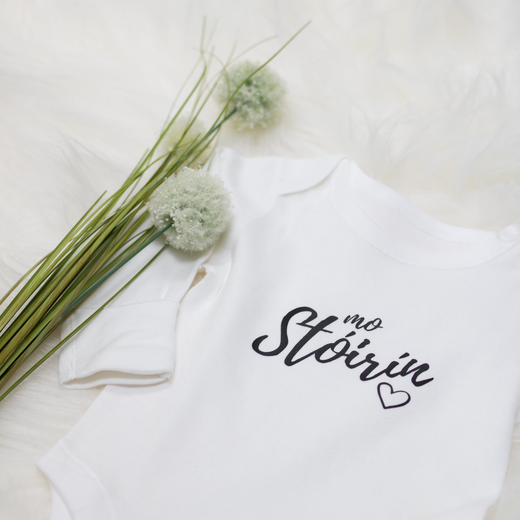 Mo Stóirín Baby Bodysuit \u0026 T-shirts | Unique Irish Baby Gift - MyMiniMunch, image size:2000x2000