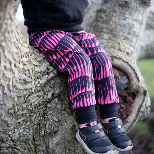 Pink Northern Lights Organic Leggings (Cotton)
