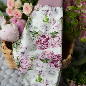 Peony Roses Organic Baby Leggings