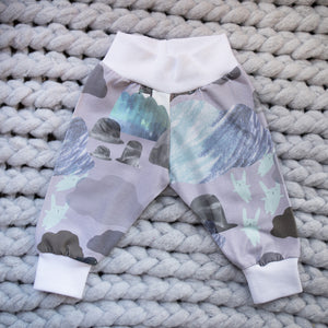 Stormy Skies Organic Leggings (0-3m, 3-6m)